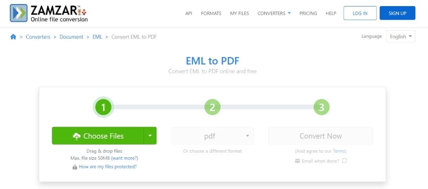 eml to pdf converter online