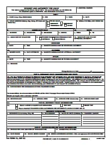 Da 31 Form - Free Download, Create, Edit, Fill and Print