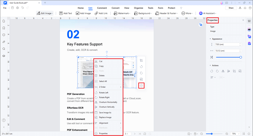 edit objects in pdf