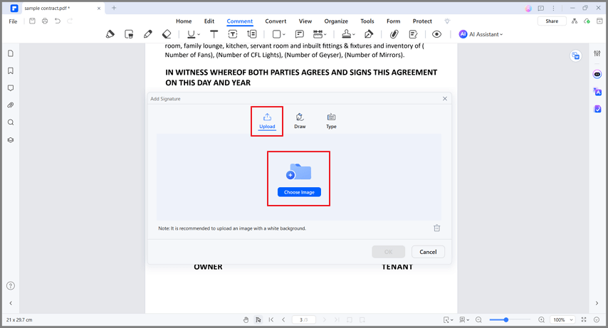 add signature image to pdf