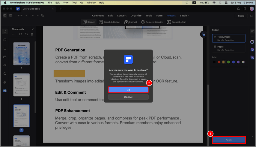 pdfelement para mac aÃ±adir censura