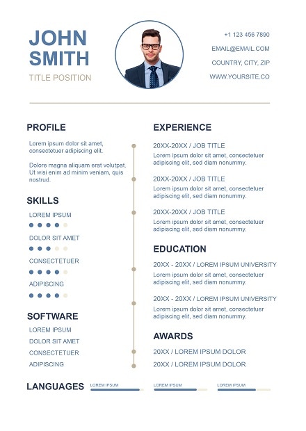 curriculum vitae para el gobierno