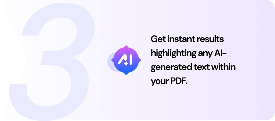 finish pdf or text ai detection