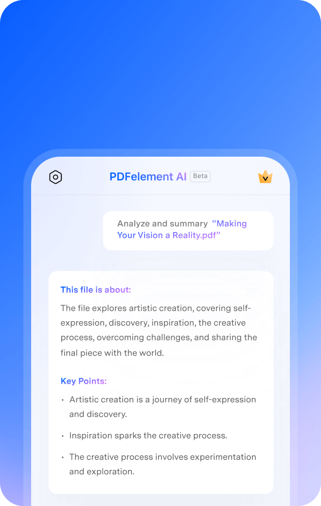 summarize pdf on ios