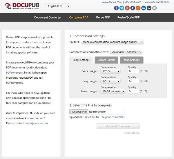 compress pdf to 1mb free