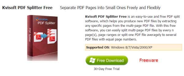 how to split pdf file