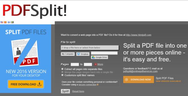 how to split pdf in adobe