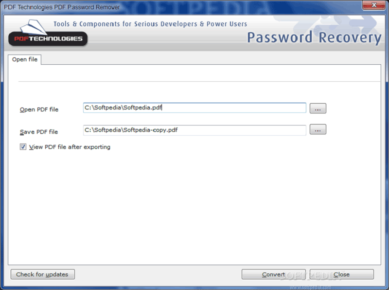 pdf password remover without password