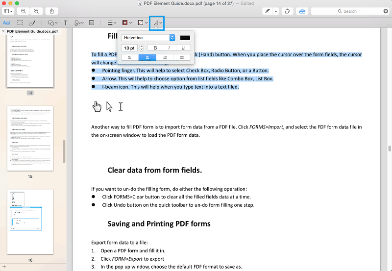 free pdf editing mac