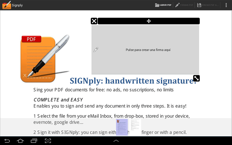 signply pdf signature app android