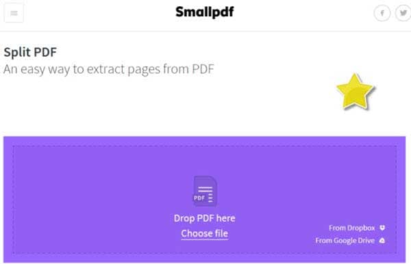 split pdf file into pages