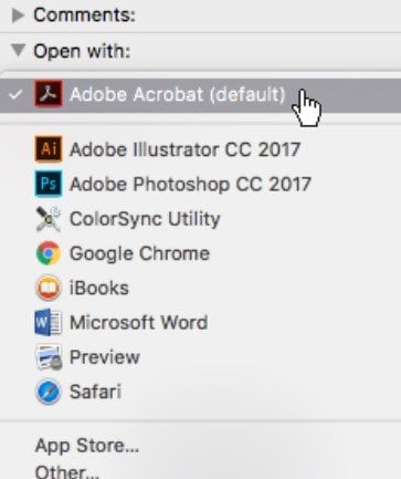 set adobe acrobat as default pdf file viewer