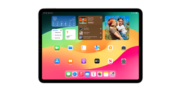 iPadOS 17 écran personnalisé