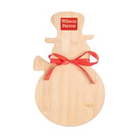 Bamboo Snowman Cutting Board