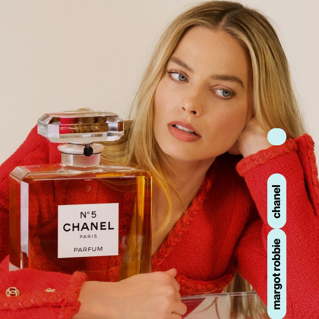 Margot Robbie es la nueva embajadora de Chanel N5, el perfume más vendido de la casa