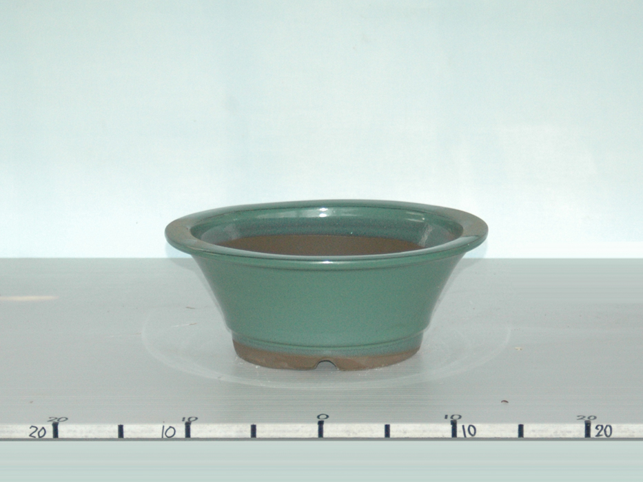 Yokkaichi Bonsai Pot W26cm Green