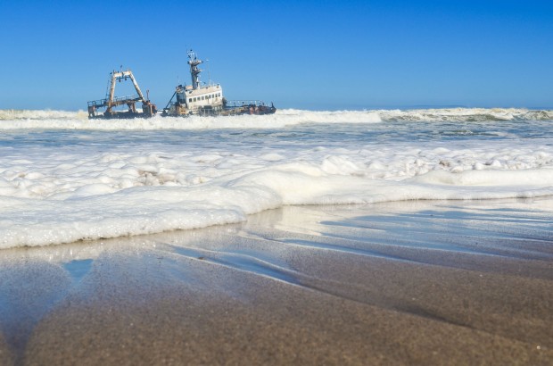 Zeila shipwreck, Skeleton Coast, Namibia