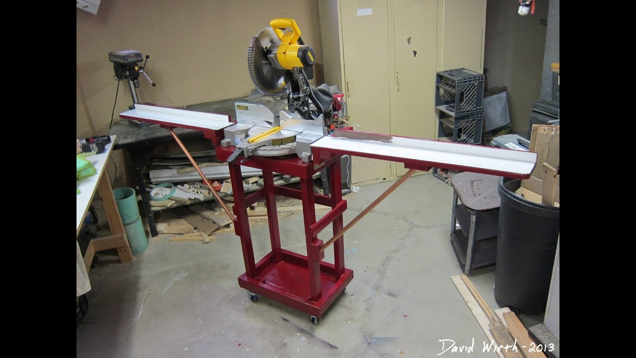 Miter Saw Stand - Folding - Dewalt - YouTube