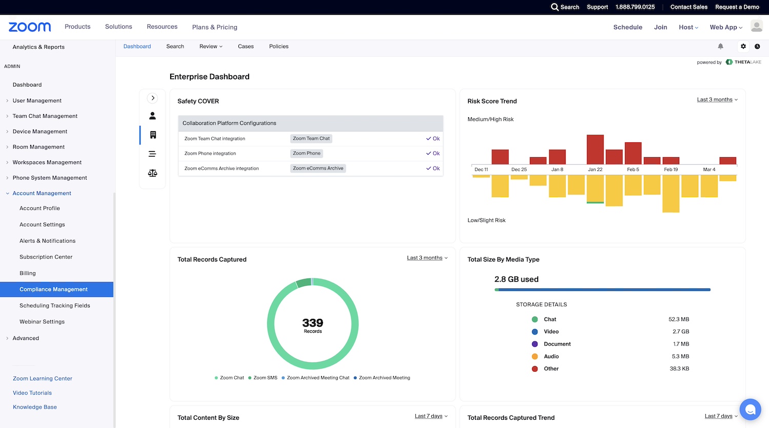 Tool für Zoom-Compliance