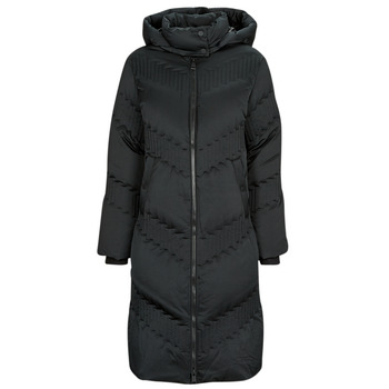 Textil Ženy Prošívané bundy Guess IDA LONG DOWN JACKET Černá