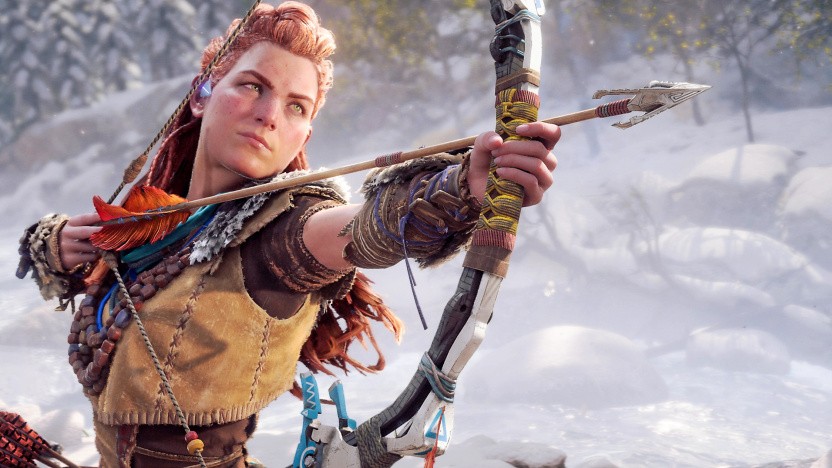 Artwork von Hauptfigur Aloy in Horizon Forbidden West