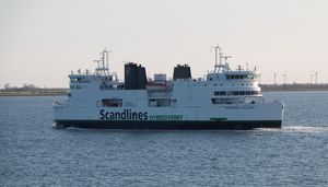 Dänische Fähre mit Hybridantrieb (Foto: Werner Pluta/Golem.de), Schiff