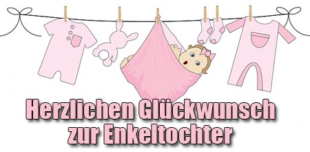 GlÃ¼ckwÃ¼nsche zur Enkelin