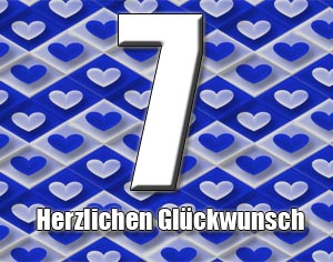 7. Geburtstag Glückwünsche