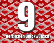 9. Geburtstag Glückwünsche