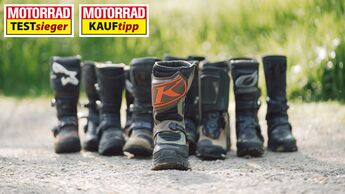 Motorrad Adventure-Stiefel Test