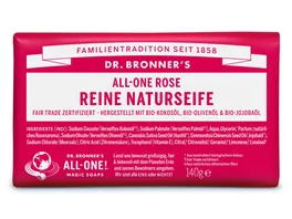 DR BRONNER S reine Naturseife Rose