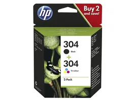 hp 304 Original Druckerpatrone 3JB05AE Multi schwarz 3 Farben