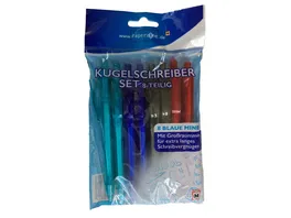 PAPERZONE Kugelschreiber Set 8 tlg