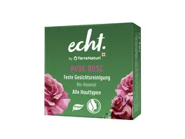 echt by Terra Naturi PURE ROSE feste Gesichtsreinigung