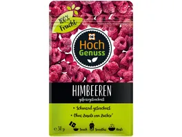 Hochgenuss Himbeeren gefriergetrocknet