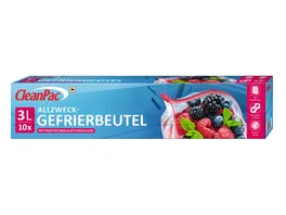 CleanPac Gefrierbeutel mit Gleitverschluss 3 Liter