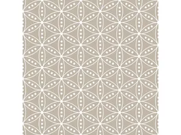 Bella Casa Servietten 33x33cm Ornamente taupe