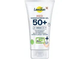 LAVOZON MED Sonnencreme Gel LSF 50