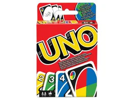 Mattel Games UNO Kartenspiel Gesellschaftsspiel Familienspiel Kinderspiel