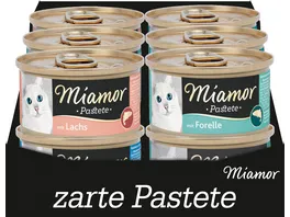 Miamor Katzennassfutter Pastete Multibox Fisch 12x85g