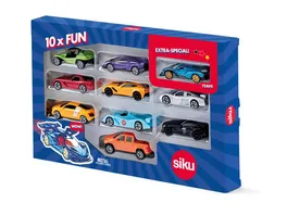 SIKU 0450 10er Set Sportwagen