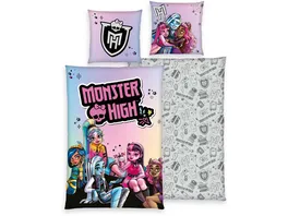 Monster High Kinderbettwaesche 70x90cm 140x200cm