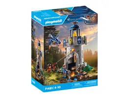 PLAYMOBIL 71483 Novelmore Ritterturm mit Schmied und Drache