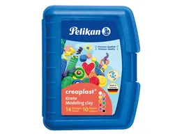 Pelikan Kinderknete creaplast 10 Farben im blauen Etui