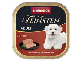 ANIMONDA Hundenassfutter Adult Hase