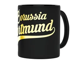 BVB Tasse mit Metallic Schriftzug