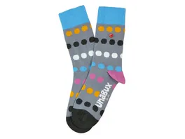 Unabux Unisex Socken Punkte