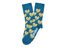 Unabux Unisex Socken Herzen