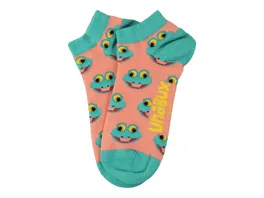 Unabux Unisex Sneaker Socken Frosch