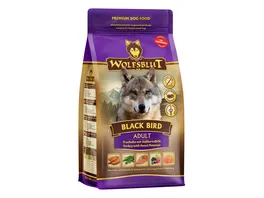 Wolfsblut Hundetrockenfutter Black Bird Adult Truthahn Suesskartoffel